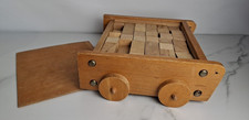 Vintage wooden cart with