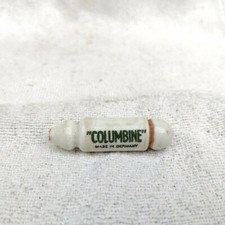 1930s Vintage Columbine Porcelain Inhaler Germany Health Advertising Rare C177
