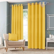 Luxury Thermal Blackout Curtains Eyelet Ring Top Curtains Optional Cushion Cover