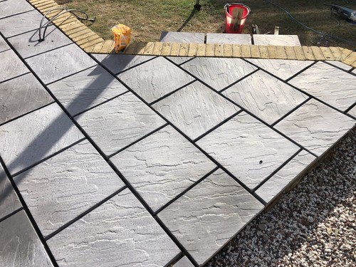 Paving slabs riven concrete - slabs,