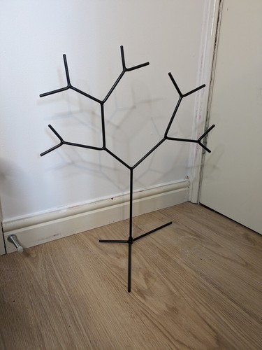 Vintage black metal ikea - metal,