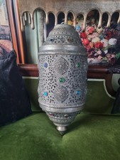 Moroccan Eastern Brass Lantern