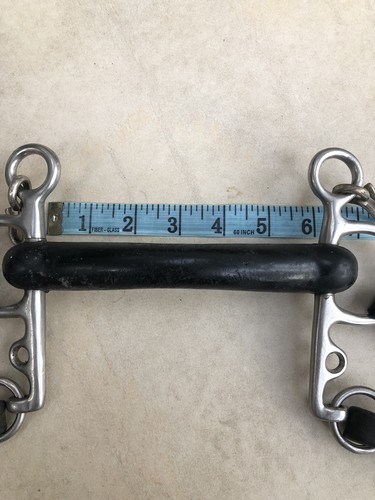 Inch vulcanite rubber pelham - 6,