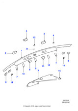 Jaguar Genuine Spring Nut Fits