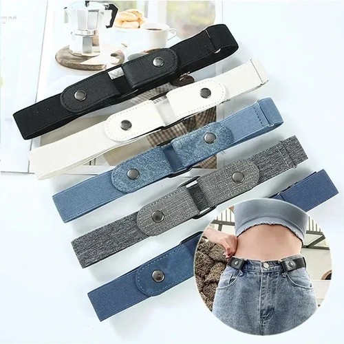 Buckle ladies elastic belt - buckle,