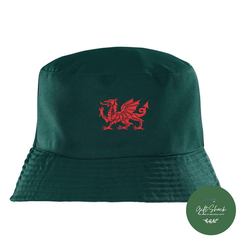 Welsh dragon bucket hat - dragon,