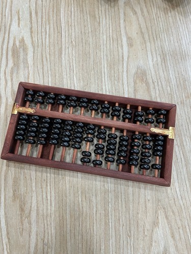Vintage abacus dark brown - abacus, 13