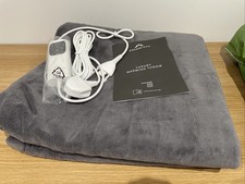 Dreamland Intelliheat Luxury warming throw Grey Silver