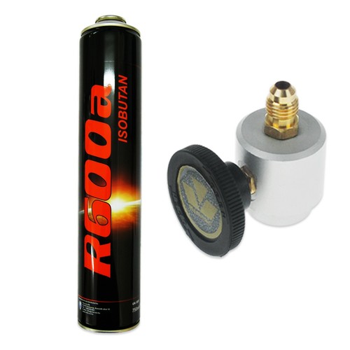 Refrigerant gas canister r600a - gas,
