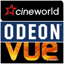 2 For 1 Cinema Ticket Code Tuesday & Wednesday Only ODEON VUE Cineworld