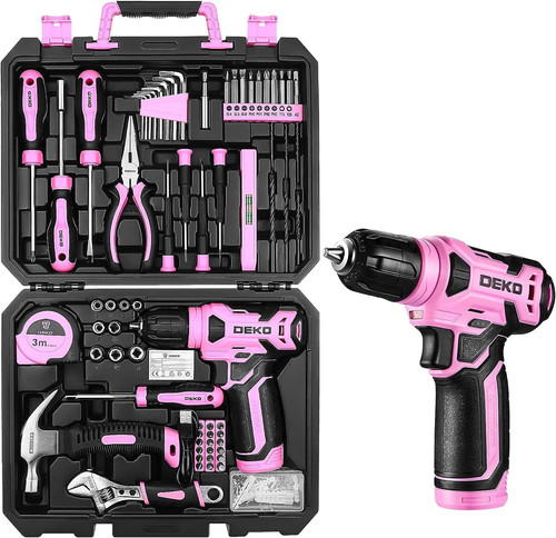 Deko 126 piece pink tool - deko,