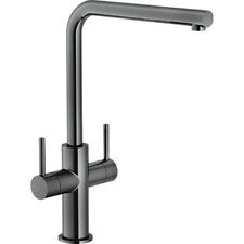 Ex-Display Franke Neptune kitchen mixer tap smoked shiny