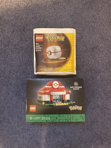 Lego mini pokemon center - pokemon,