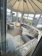 G plan 3 peice Couch And Arm Chairs 