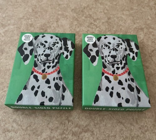 Two dalmatian dog double - dalmatian, double-sided