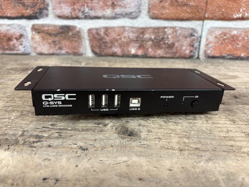 Qsc sys usb bridge - q-sys, i/o-usb
