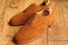 Tricker tan brown suede - brown,