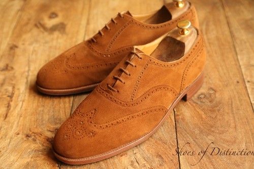 Tricker tan brown suede - tricker's,