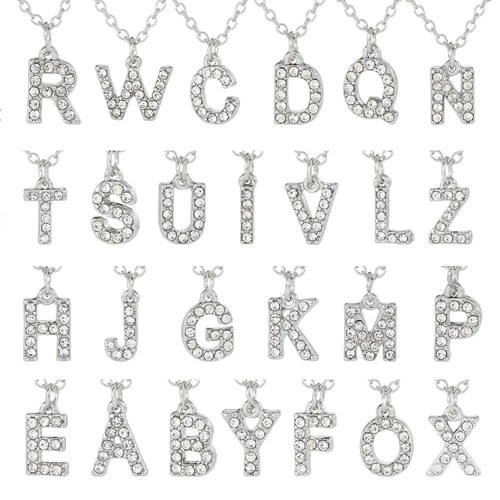 Silver alphabet letter initial - silver,