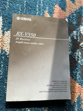 Original Yamaha RX-V350 AV Receiver Owners Operating Instructions Manual