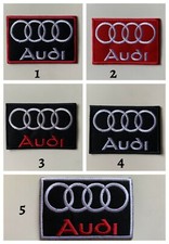 AUDI Car Brand Racing Embroidered Patch Iron on Sew On Badge