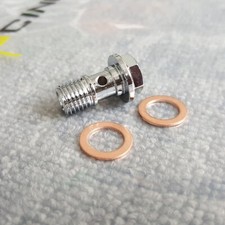 Turbo oil feed banjo bolt - oil,