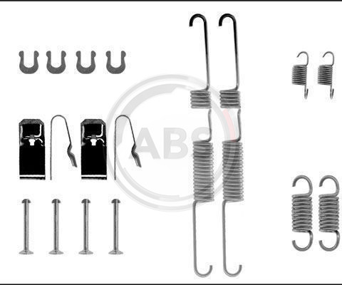 Rear brake shoe fitting kit - brake,