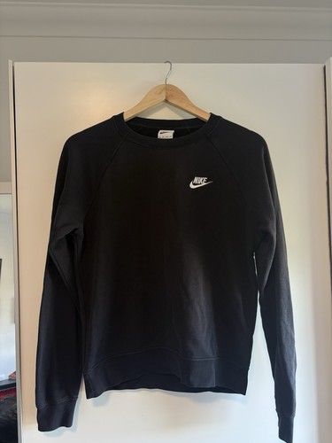 Nike black crewneck jumper - nike,