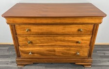 Chest of Drawers Vintage French Style 3 Drawer Brass Handles Cabinet LOT 4398