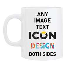 Personalised Photo Mug Cup Custom Text Image Logo Name Birthday Xmas Gift Idea