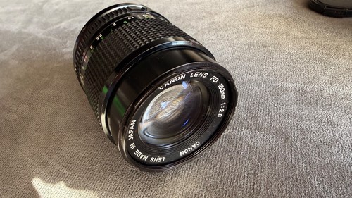 Canon 100mm 8 manual - fd,