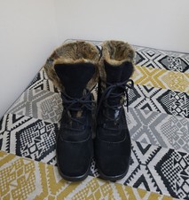 EUC ARA Gore-tex  Waterproof Wedge Lace Up Ankle Boots size 6 H EU 39 Extra Wide