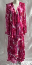 Pink silk Mix dress mother of