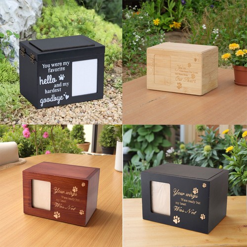 Wooden pet memorial ashes - wooden,