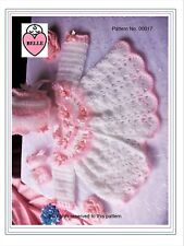 Baby coat hat bootees crochet