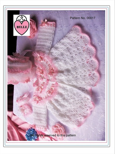 Baby coat hat - bootees, crochet