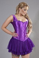 Duchess Purple Satin Burlesque