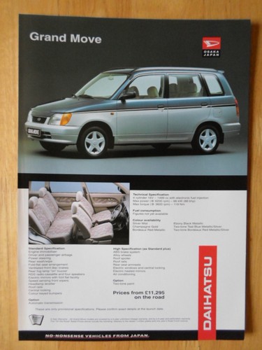 Daihatsu grand move - daihatsu,