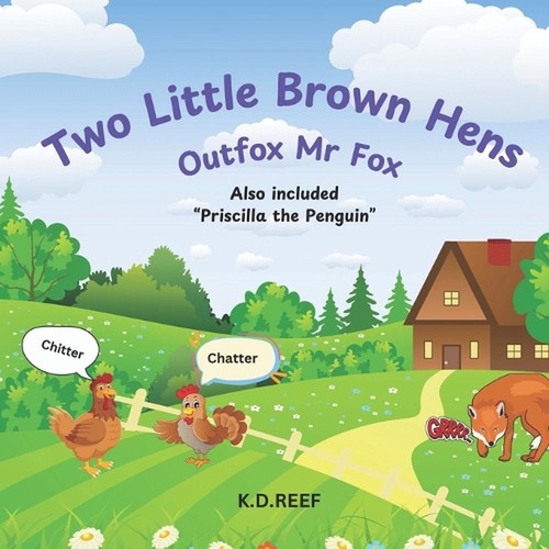 Two little brown hens - two,
