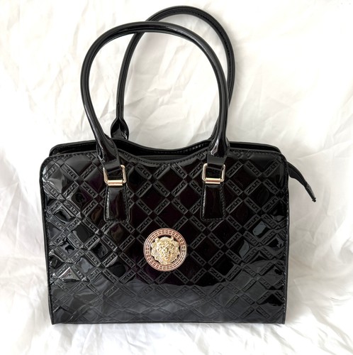 Glossy black double handle - glossy,