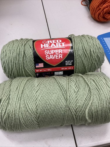 Red heart brand frosty green - -,