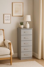 5 Drawer Tallboy Narrow Chest