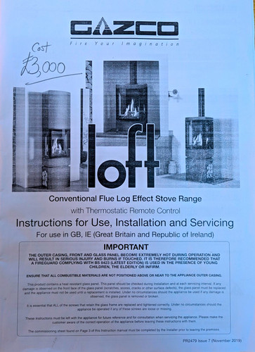 Gazco loft gas log effect - gazco,