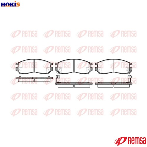 Brake pad set disc - pad,