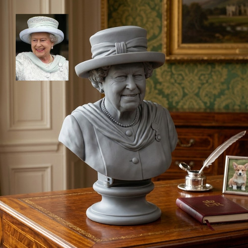 Queen elizabeth bust - ii, v2