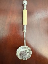 Vintage Silver Plated Sugar Sifter Spoon – Mother-of-Pearl Handle, Early 20th C