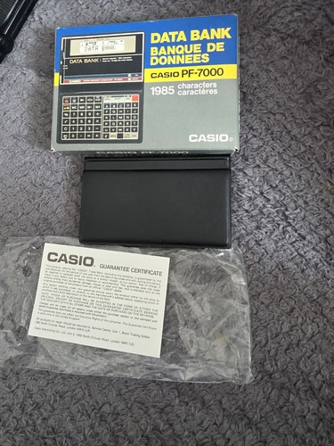 Vintage casio 7000 data - vintage,