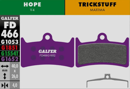 Galfer brake pads - pads, hope