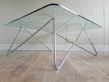 Original ITALIAN 1970's Asymmetrical Diagonal Mid-Century Drinks/Coffee Table