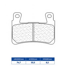 Racing Front Brake Pads CBR